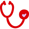 RMH_icons_Medical_Care_RGB Hand drawn icon of stethoscope