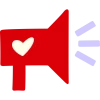RMH_icons_Spread_the_Word_RGB Hand drawn icon of mega phone